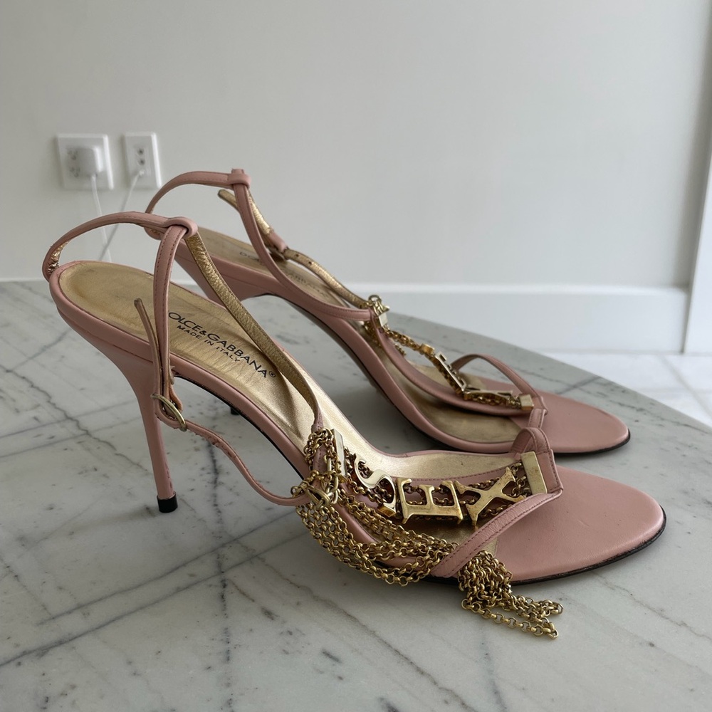 Dolce & Gabbana spring/summer 2003 “SEX” heels in pink - Picture 3 of 6